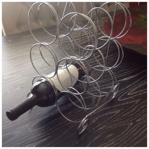 Silver Wine Rack